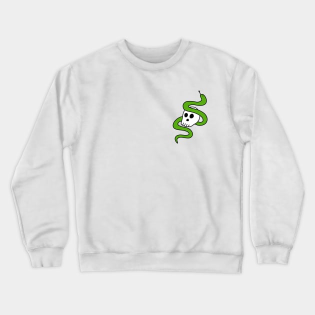 Skull & Snake Crewneck Sweatshirt by Ashleigh Green Studios